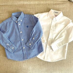 Chaps & Izod boys dress shirt bundle, button downs size 4